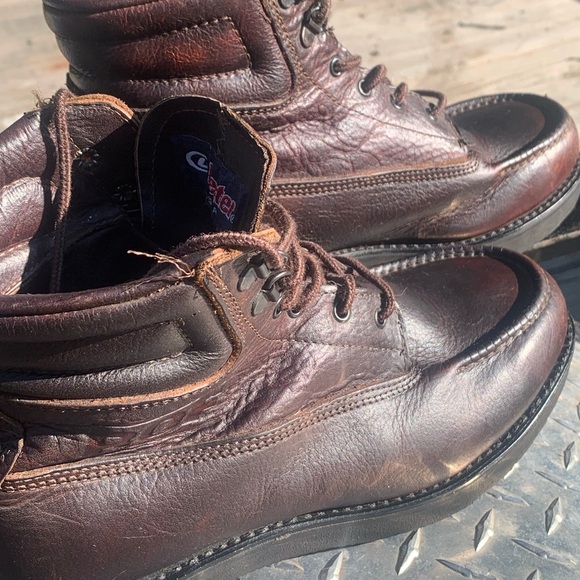 Vintage Dexter ROF Made In USA Leather Lace Up Boot Sz 7.5W - Picture 13 of 14